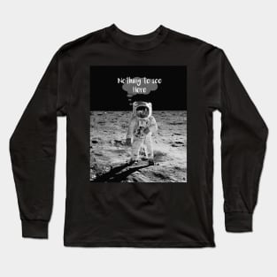 Spaceman Crypto Zombies Full Moon Aliens Long Sleeve T-Shirt